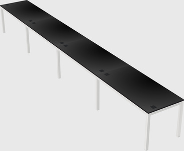 Rectangular desk