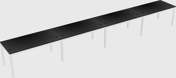 Rectangular desk