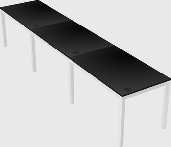 Rectangular desk