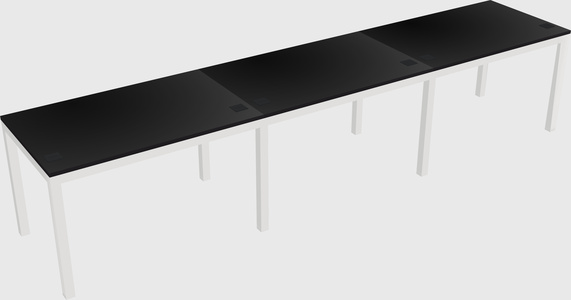 Rectangular desk