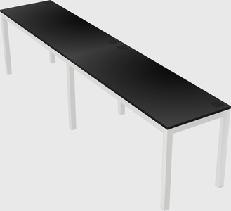 Rectangular desk