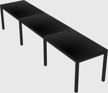 Rectangular desk
