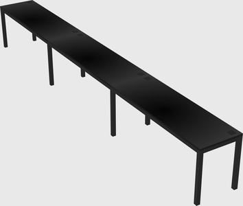 Rectangular desk