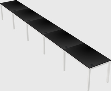 Rectangular desk
