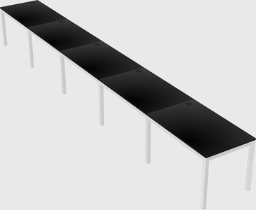 Rectangular desk