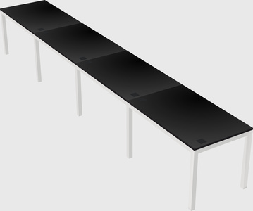 Rectangular desk