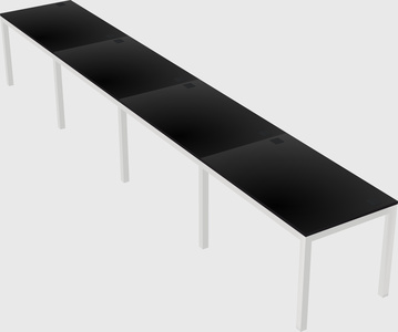 Rectangular desk