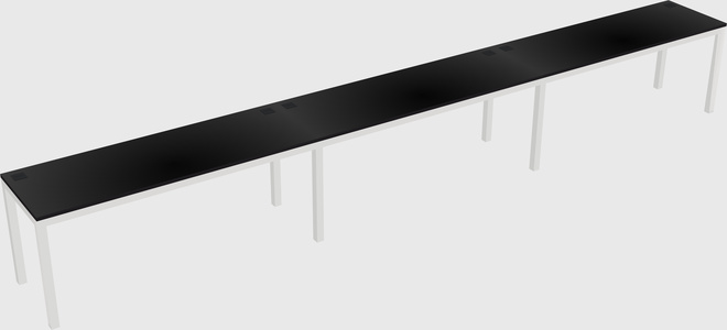Rectangular desk