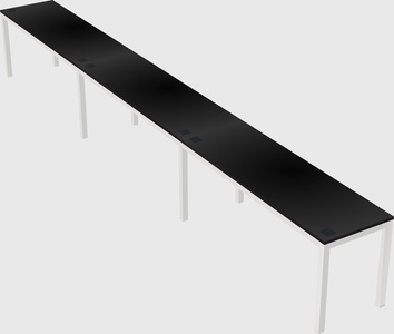 Rectangular desk