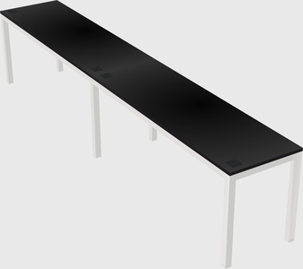 Rectangular desk