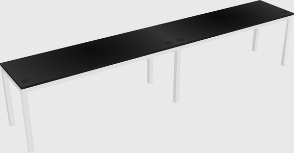 Rectangular desk