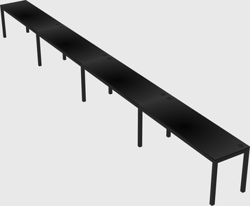 Rectangular desk