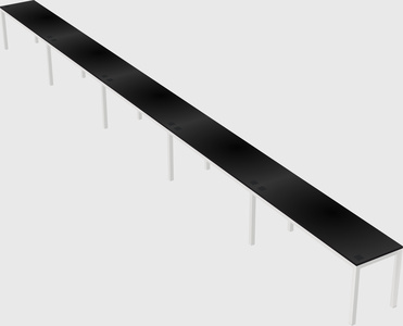 Rectangular desk