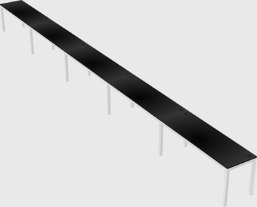 Rectangular desk