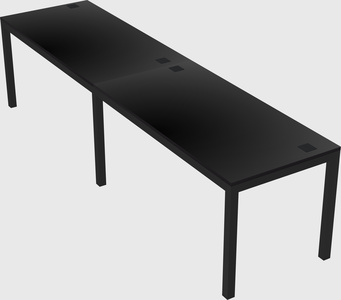 Rectangular desk