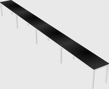 Rectangular desk