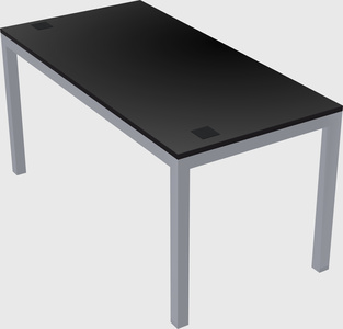 Rectangular desk