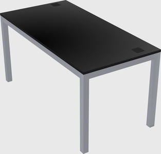 Rectangular desk