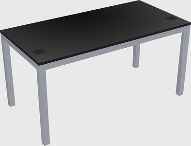 Rectangular desk