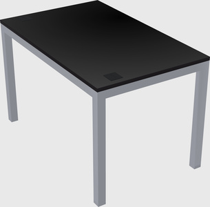 Rectangular desk
