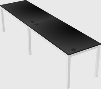 Rectangular desk