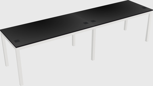 Rectangular desk