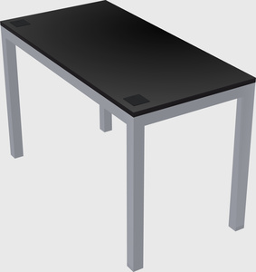 Rectangular desk