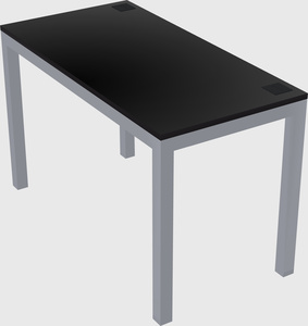 Rectangular desk