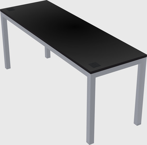 Rectangular desk
