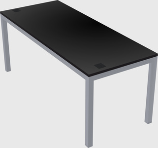 Rectangular desk