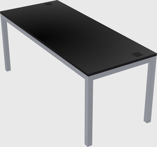 Rectangular desk
