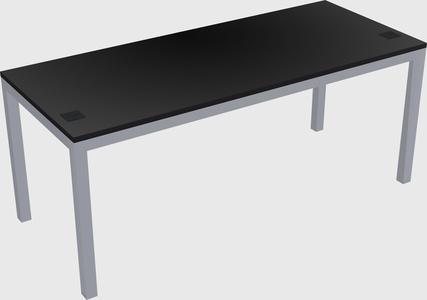 Rectangular desk