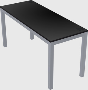 Rectangular desk
