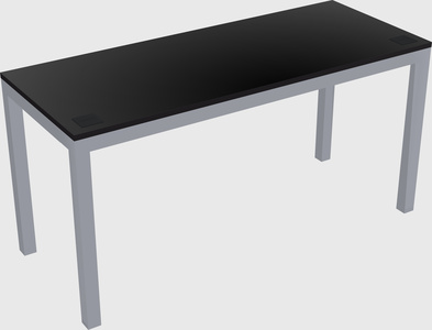 Rectangular desk