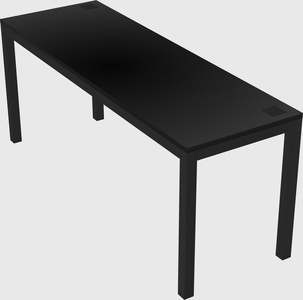 Rectangular desk