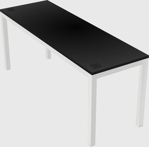 Rectangular desk