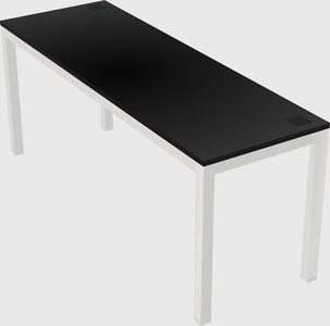Rectangular desk