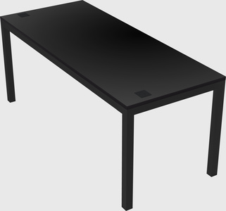 Rectangular desk