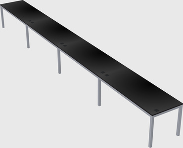 Rectangular desk