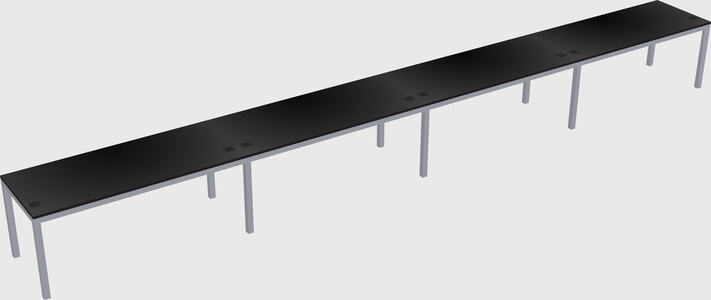 Rectangular desk
