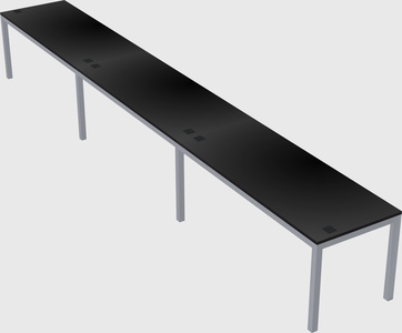 Rectangular desk