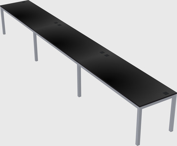 Rectangular desk
