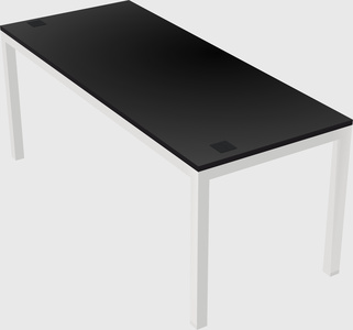 Rectangular desk