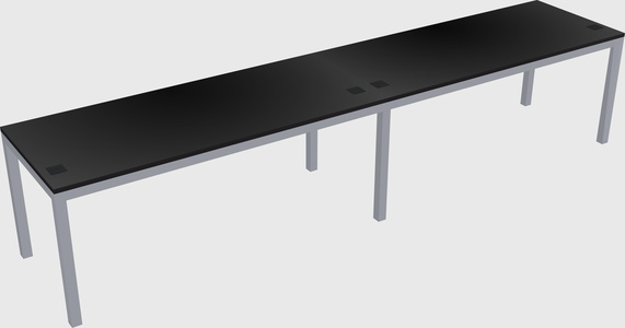 Rectangular desk