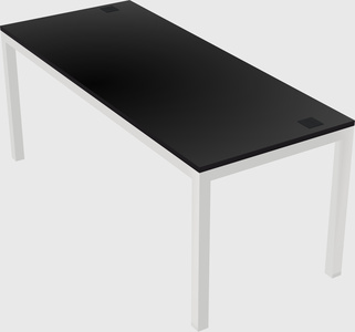 Rectangular desk