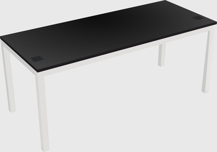 Rectangular desk