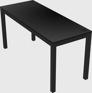 Rectangular desk