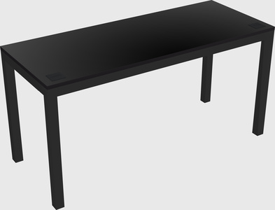 Rectangular desk