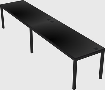 Rectangular desk