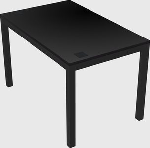 Rectangular desk
